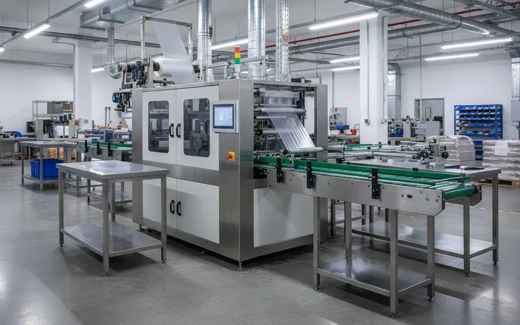 Tam Otomatik Yan Kaynak Torba Yapma ve Paketleme Makinesi – Otomasyon ve Elektrik Rehabilitasyonu